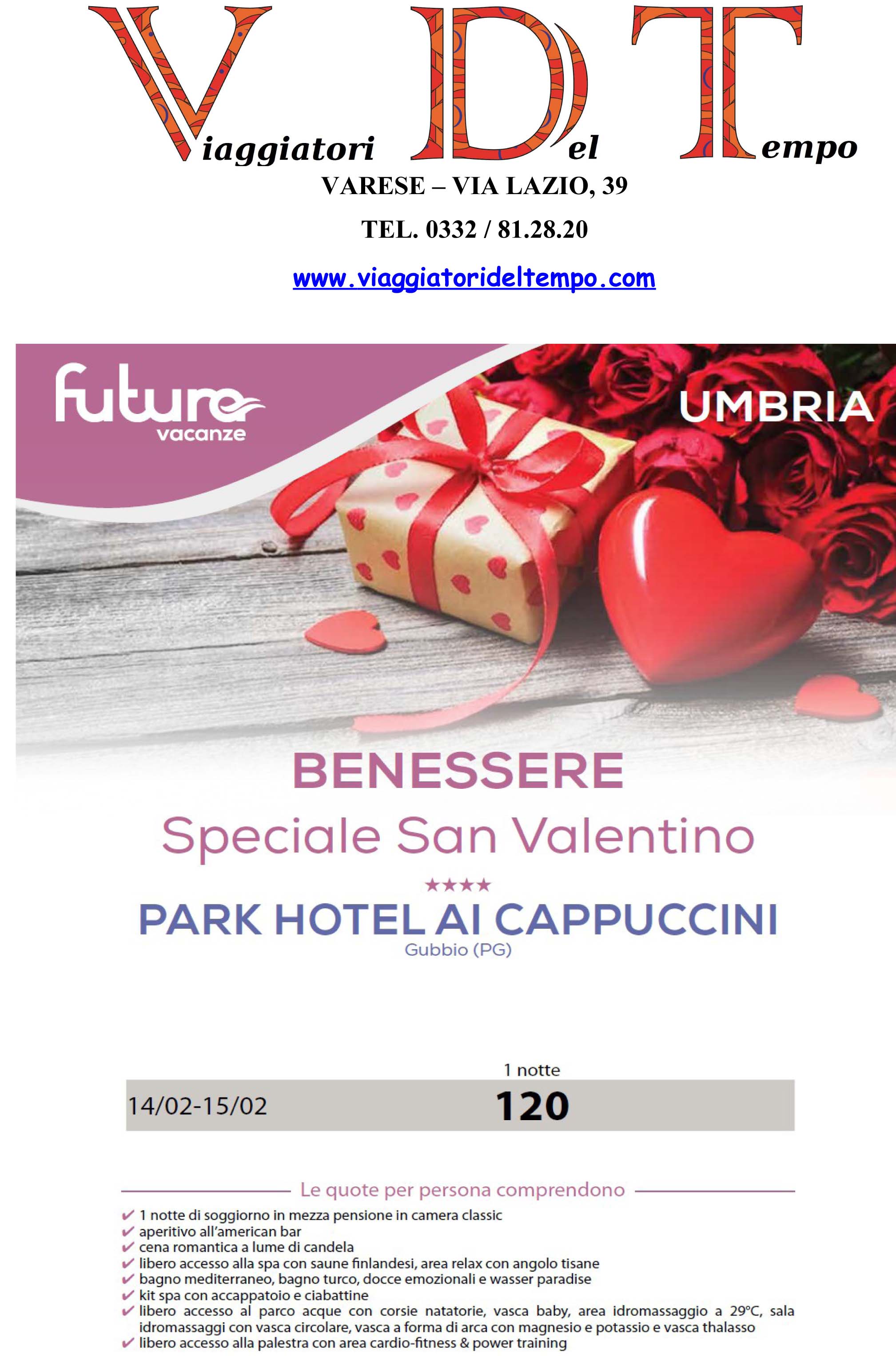 agenzia viaggi varese BENESSERE SAN VALENTINO UMBRIA 2