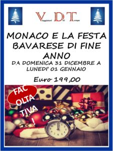 MONACO E LA FESTA BAVARESE DI FINE ANNO-agenzia viaggi varese